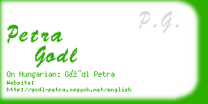 petra godl business card